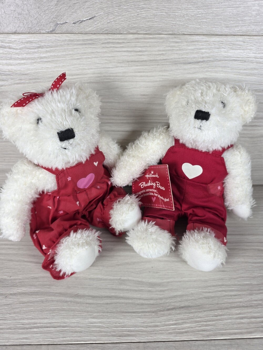 Hallmark Blushing Bears Pair Plush Valentine's Day Gift Set SU8
